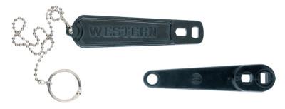 Western Enterprises Cylinder Wrenches, For Oxygen Cylinders, Plastic, With Security Chain, MCW-3P