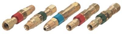 Western Enterprises Quick Connect Sets, Torch to hose, QDB11; QDB12, Fuel Gas; Oxygen/Inert Gas, QDB10