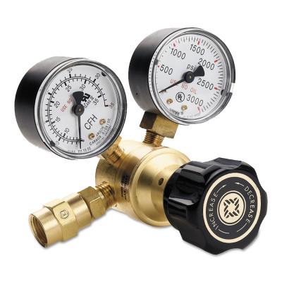 Western Enterprises Flow Gauge Regulators, Argon, 0-35 SCFH, CGA 580, 3,000 psig inlet, REB-3-FGD