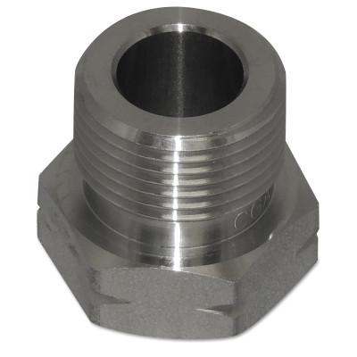 Western Enterprises Regulator Inlet Nuts, Acetylene (POL), Stainless Steel, CGA-510, SS-15-2