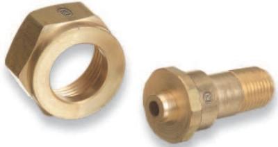 Western Enterprises Regulator Inlet Nuts, Refrigerant Gases, Stainless Steel, CGA-660, SS-604