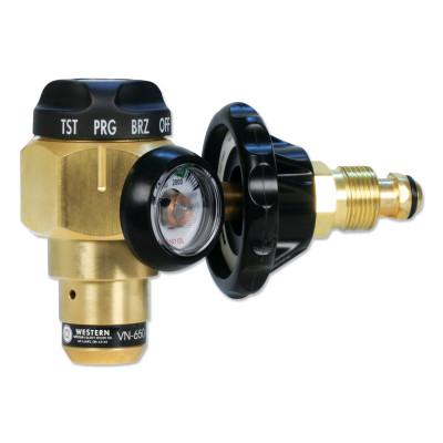 Western Enterprises VN Series HVAC Nitrogen-Purging Regulators/Flowmeter, Nitrogen, 25-35 CFH, 3000 psi, VN-650