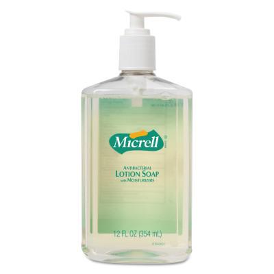 Gojo® MICRELL Antibacterial Lotion Soaps, Pump Bottle, 12 oz, 9759-12