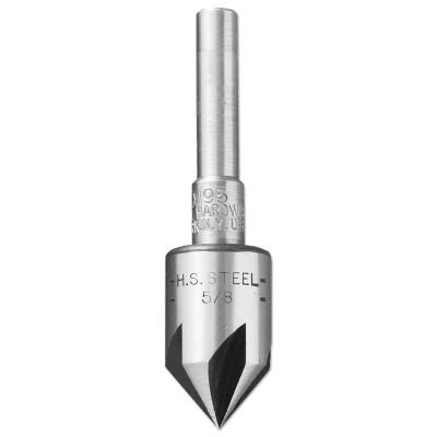 General Tools Rose Pattern Countersink Drill Bits, 5/8 in Cutting Dia, HSS Countersink, 195-5/8