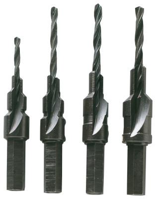 General Tools Adjustable Countersink Step Drill Bit Sets, 34ST
