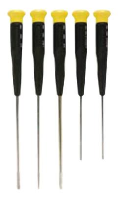 General Tools 5-Piece Precision Screwdriver Sets, Phillips; Slotted, 700