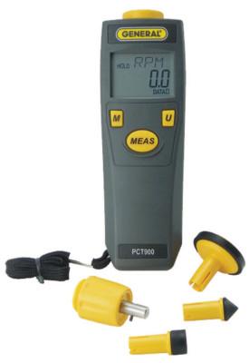 General Tools Contact & Non-Contact Tachometer Kits, Auto Range, PCT900
