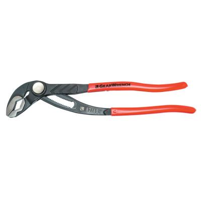 Apex Tool Group Push Button Tongue and Groove Pliers, 8 in, V-Jaw, 23 Adj., 82158
