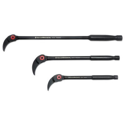 Apex Tool Group 3 Piece Indexing Pry Bar Sets, Alloy Steel, 8 in, 10 in, 16 in, 82301D