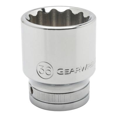 Apex Tool Group 3/4 in Drive Standard Sockets, 42 mm, 12 Points, 82477