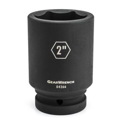 Apex Tool Group 6 Point Deep Impact SAE Sockets, 1 in Dr, 7/8 in Opening, 84248