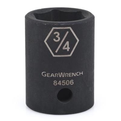 Apex Tool Group 6 Point Standard Impact SAE Sockets, 1/2 in Dr, 1 3/16 in Opening, 84513N