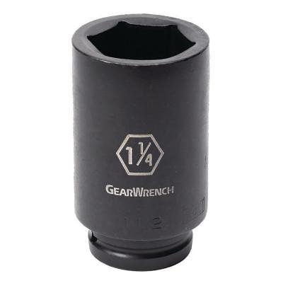 Apex Tool Group Surface Drive 6 Point Deep Impact SAE Sockets, 3/4 in Dr, 7/8 in Opening, 84865