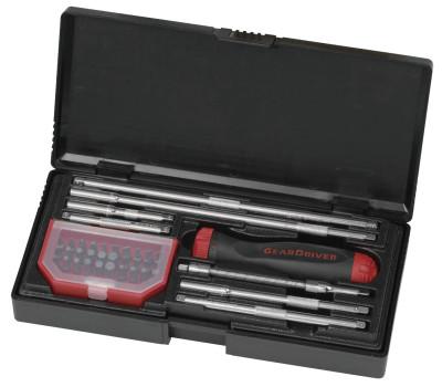 Apex Tool Group 39 Piece GearDriver Ratcheting Screwdriver Set, Slotted, Phillips, Hex, Torx, 8939
