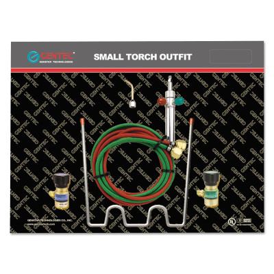 Gentec Small Torch Kit, Propane, Handle, Tip, Hose, Oxygen and Fuel Regulator, Carrier, KSTP14-TSP