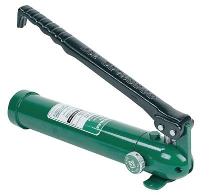 Greenlee® Hydraulic Hand & Foot Pump w/Seal Kit & Reservoir Follower, 6,500 psi Max, 767