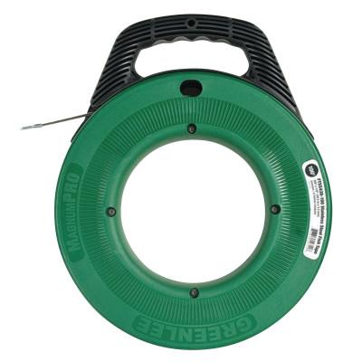 Greenlee?? Stainless Steel Fish Tapes, 1/8 in x 100 ft, FTSS438-100