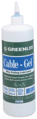 Greenlee® Cable-Gel Cable Pulling Lubricants, 1 qt Squeeze Bottle, GEL-Q