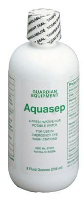 Guardian AquaGuard Gravity-Flow Eye Wash Refill, 8 oz, Bacteriostatic Additive, G1540BA-R