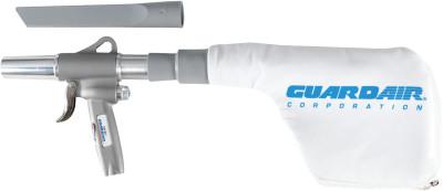 Guardair Pneumatic Gun Vac® Vacuum, Approx 115 in³ Capacity Vol, Includes 9 in Plastic Crevice Tool, 1500