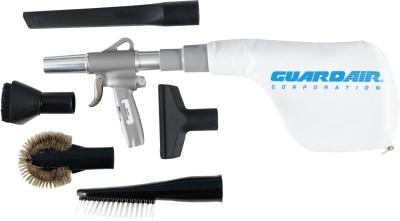 Guardair Gun Vac XL Vacuum Kits, Crevice Tool, (3) Brushes, Upholstery Tool, 1510