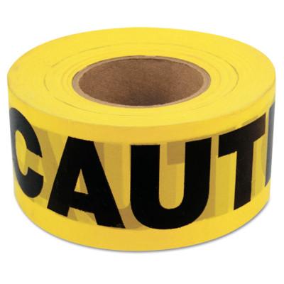 C.H. HANSON® Barricade Tape, 3 in x 1,000 ft, Yellow, Caution, 16000