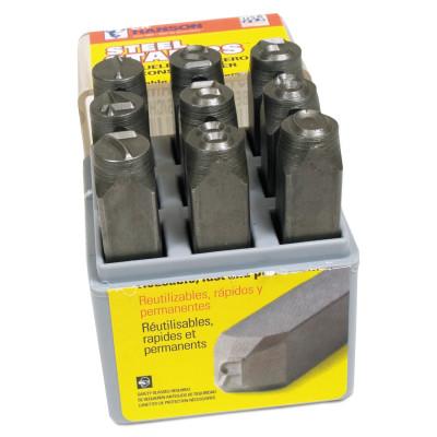 C.H. Hanson® Rhino Number Stamp Sets, 1/4 in, 0 thru 8, 21870