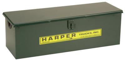 Harper Trucks Tool Boxes, Truck Box, Steel, 22 in L x 7 in W x 7 in D, Green, LT-1