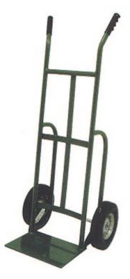 Saf-T-Cart™ 700 Series Carts, 400 lb Cap., 14 in x 10 in Base Plate, Bent Handle, 702