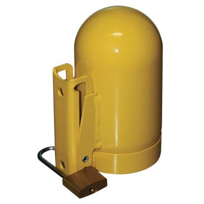 Saf-T-Cart™ Cylinder Caps, Steel, Low Pressure, 3 1/2 in dia., Yellow, SC2FNNP-12