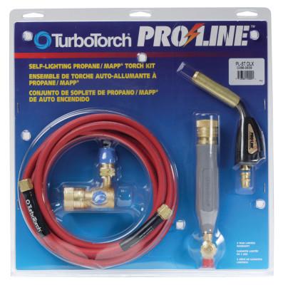 Esab Welding Torch Kit Swirls, RL-P Regulator; CGA-510; H-4 Rear Valve Handle; H-12 Hose; PL-5T Tip, MAPP; Propane, 0386-0839