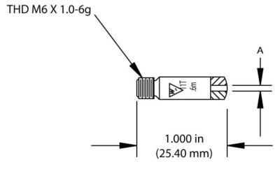 Esab Welding Mig Contact Tip, 0.035 in Wire, 0.044 in Tip, 16ST, 1160-1135