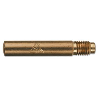 Esab Welding WeldSkill Contact Tip, 0.035 in Wire, 0.044 in Tip, Tapered, .250-28 UNF Threads, 1140-1342