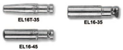 Esab Welding Eliminator Style Contact Tip, 1/16 in Wire, 0.073 in Tip, Standard, EL16, 1160-1616
