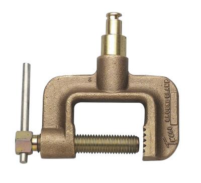 Esab Welding Roto Ground Clamp, 600 A, Tweco Male Plug, C-Clamp, 9210-1202