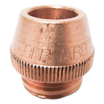 Bernard Centerfire™ HD Gas Nozzle, 1/8 in Tip Recess, 5/8 in Bore, Used With Centerfire™ Mig Guns, 5818
