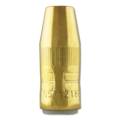 Bernard Centerfire Nozzles, 1/8 in Tip Recess, 1/2 in Bore, For Q-Gun, Brass, NS-1218B