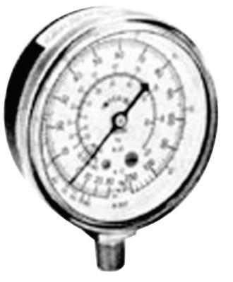 Imperial Stride Tool 2 1/2 in Refrigerant Gauge, 500 psi (tensile), 1/8 in NPT(M), 425-CB