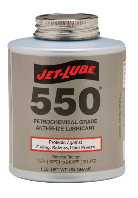 Jet-Lube 550 Nonmetallic Anti-Seize Compounds, 1 lb Brush Top Can, 15504