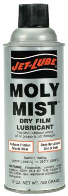 Jet-Lube Moly-Mist Dry Film Lubricants, 12 oz Aerosol Can, 16041