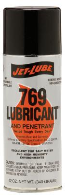 Jet-Lube 769 Lubricant, 12 oz, Aerosol Can, 37341