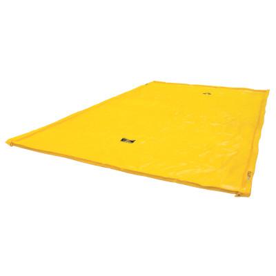 Justrite Maintenance Spill Containment Berms, Yellow, 220 gal, 18 ft x 10 ft, 28426