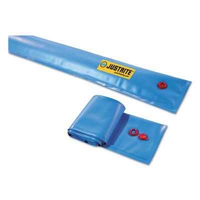 Justrite Water Filled Boom Diverters, Blue, 5 ft x 9 in, 28450