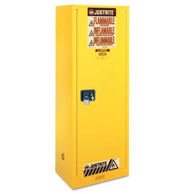 Justrite Sure-Grip EX Slimline Flammable Safety Cabinet, 22 Gallon, 892200