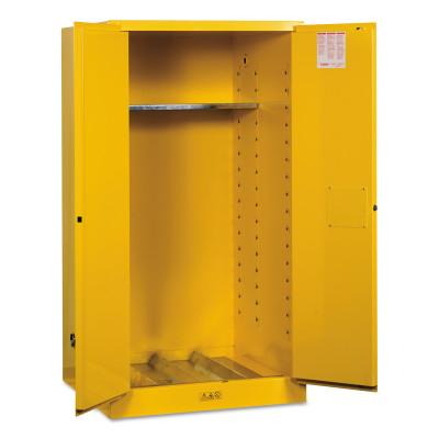 Justrite Vertical Drum Safety Cabinets, Manual-Closing Cabinet, 1 55-Gallon Drum, 1 Door, 896200