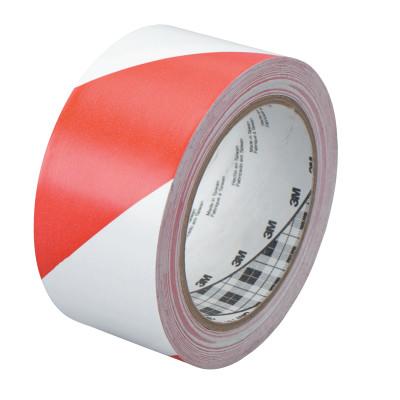3M™ Hazard Marking Vinyl Tape, 2 in x 36 yd, Red/White, 021200-43186