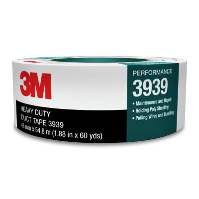 3M 3939 Heavy Duty Duct Tapes, 3.77 in x 60 yd x 9 mil, Silver, 7100022015