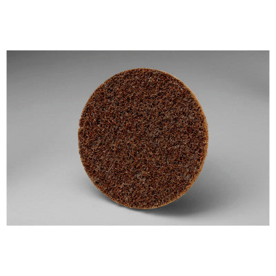3M™ Scotch-Brite Roloc Discs, 3 in, 18,000 rpm, Aluminum Oxide, Brown, 048011-05532