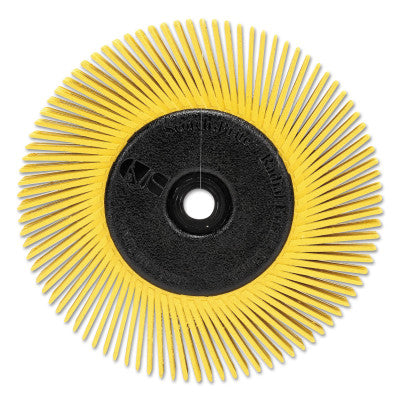 3M™ Scotch-Brite™ Radial Bristle Brush, 6 in D x 1/2 in W, 10,000 rpm, Grit 80, 048011-27606