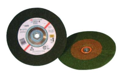 3M™ Green Corps Depressed Center Wheel, 7 in Dia, 1/4 in Thick, 5/8 Arbor, 36 Grit, 051111-55959
